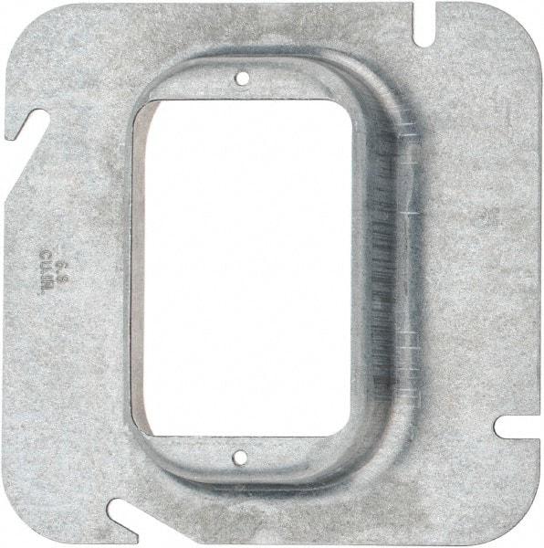 Cooper Crouse-Hinds - Electrical Outlet Box Steel Square Cover - Exact Tool & Supply