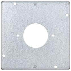 Cooper Crouse-Hinds - Electrical Outlet Box Steel Square Surface Cover - Exact Tool & Supply