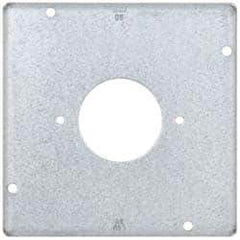Cooper Crouse-Hinds - Electrical Outlet Box Steel Square Surface Cover - Exact Tool & Supply