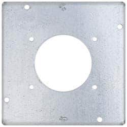 Cooper Crouse-Hinds - Electrical Outlet Box Steel Square Surface Cover - Exact Tool & Supply