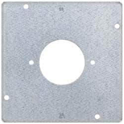 Cooper Crouse-Hinds - Electrical Outlet Box Steel Square Surface Cover - Exact Tool & Supply