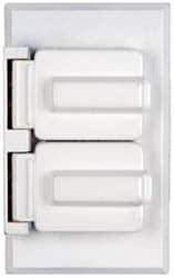 Cooper Crouse-Hinds - Electrical Outlet Box Aluminum Weatherproof Cover - Includes Gasket - Exact Tool & Supply