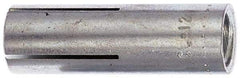 Red Head - 5/8" Diam, 5/8" Drill, 2" Min Embedment Drop-In Concrete Anchor - 316 Stainless Steel, Slotted Drive, 3/4" Thread Length - Exact Tool & Supply