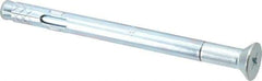 Red Head - 3/8" Diam, 3/8" Drill, 5" OAL, Sleeve Concrete Anchor - Steel, Zinc-Plated Finish, Flat Head, Phillips Drive - Exact Tool & Supply
