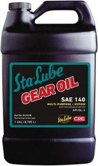 CRC - 1 Gal Bottle, Mineral Gear Oil - 27.5 St Viscosity at 100°C, ISO 460 - Exact Tool & Supply
