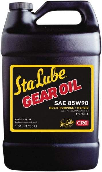 CRC - 1 Gal Bottle, Mineral Gear Oil - 17 St Viscosity at 100°C, ISO 220 - Exact Tool & Supply