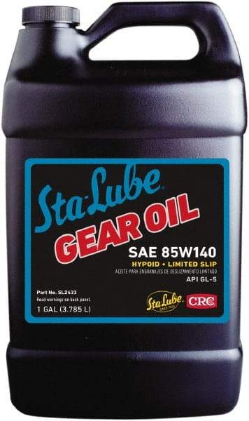 CRC - 1 Gal Bottle, Mineral Gear Oil - 27 St Viscosity at 100°C, ISO 460 - Exact Tool & Supply