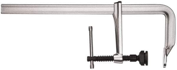 Bessey - 5-1/2" Deep Throat, 20" Max Capacity, Standard Sliding Arm Clamp - 2,800 Lb Clamping Pressure, 0.775" Spindle Diam - Exact Tool & Supply