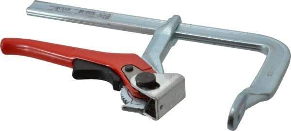 Bessey - 4" Deep Throat, 8" Max Capacity, Standard Sliding Arm Clamp - 660 Lb Clamping Pressure - Exact Tool & Supply