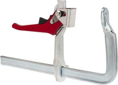 Bessey - 5-1/2" Deep Throat, 12" Max Capacity, Standard Sliding Arm Clamp - 1,200 Lb Clamping Pressure - Exact Tool & Supply