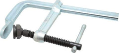 Bessey - 5-1/2" Deep Throat, 8" Max Capacity, Standard Sliding Arm Clamp - 2,660 Lb Clamping Pressure, 0.775" Spindle Diam - Exact Tool & Supply