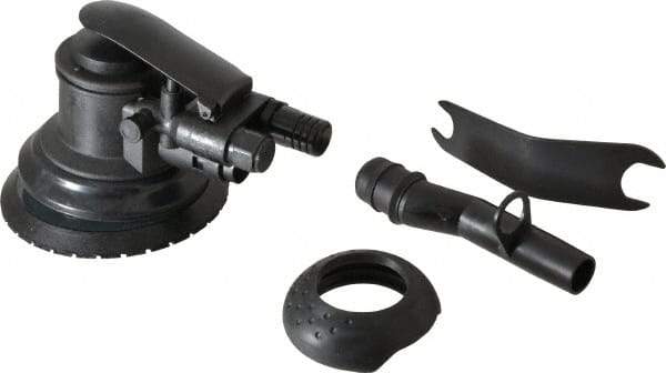 Ingersoll-Rand - 12,000 OPM, 15.5 CFM Air Consumption, Palm Air Orbital Sander - Round Pad, 1/4 NPT Inlet - Exact Tool & Supply