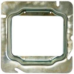 Cooper Crouse-Hinds - Electrical Outlet Box Steel Square Cover - Exact Tool & Supply