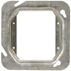 Cooper Crouse-Hinds - Electrical Outlet Box Steel Square Cover - Exact Tool & Supply