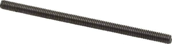 Value Collection - #8-32 3" OAL Fully Threaded Stud - Carbon Steel, Plain Finish - Exact Tool & Supply