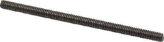 Value Collection - #8-32 3" OAL Fully Threaded Stud - Carbon Steel, Plain Finish - Exact Tool & Supply