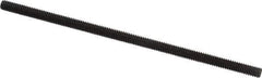 Value Collection - #8-32 4" OAL Fully Threaded Stud - Carbon Steel, Plain Finish - Exact Tool & Supply