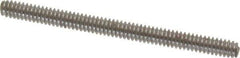 Value Collection - #10-24 2-1/2" OAL Fully Threaded Stud - Carbon Steel, Plain Finish - Exact Tool & Supply