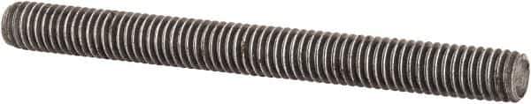 Value Collection - 3/8-16 4" OAL Fully Threaded Stud - Carbon Steel, Plain Finish - Exact Tool & Supply