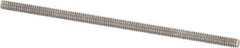 Value Collection - #2-56 2" OAL Fully Threaded Stud - Stainless Steel, Plain Finish - Exact Tool & Supply