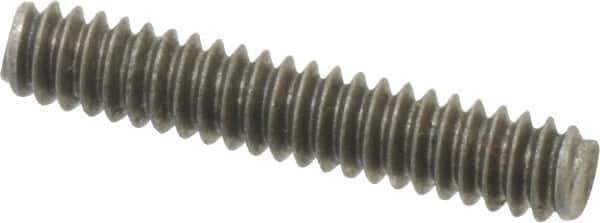 Value Collection - #6-32 3/4" OAL Fully Threaded Stud - Stainless Steel, Plain Finish - Exact Tool & Supply
