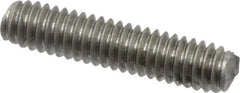 Value Collection - #8-32 3/4" OAL Fully Threaded Stud - Stainless Steel, Plain Finish - Exact Tool & Supply