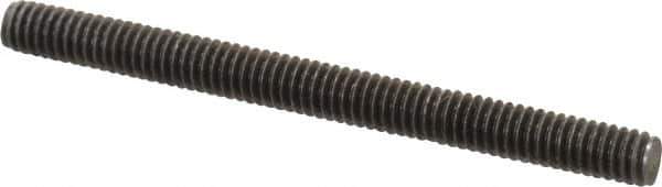 Value Collection - #8-32 2" OAL Fully Threaded Stud - Stainless Steel, Plain Finish - Exact Tool & Supply