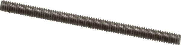 Value Collection - #8-32 2-1/2" OAL Fully Threaded Stud - Stainless Steel, Plain Finish - Exact Tool & Supply
