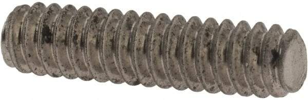 Value Collection - #10-24 3/4" OAL Fully Threaded Stud - Stainless Steel, Plain Finish - Exact Tool & Supply
