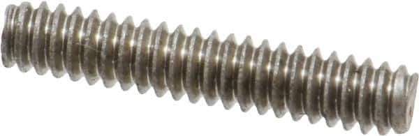 Value Collection - #10-24 1" OAL Fully Threaded Stud - Stainless Steel, Plain Finish - Exact Tool & Supply