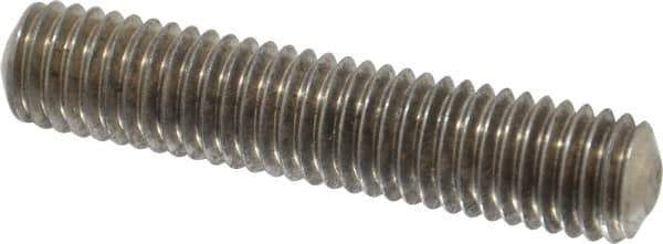 Value Collection - 1/2-13 2-1/2" OAL Fully Threaded Stud - Stainless Steel, Plain Finish - Exact Tool & Supply
