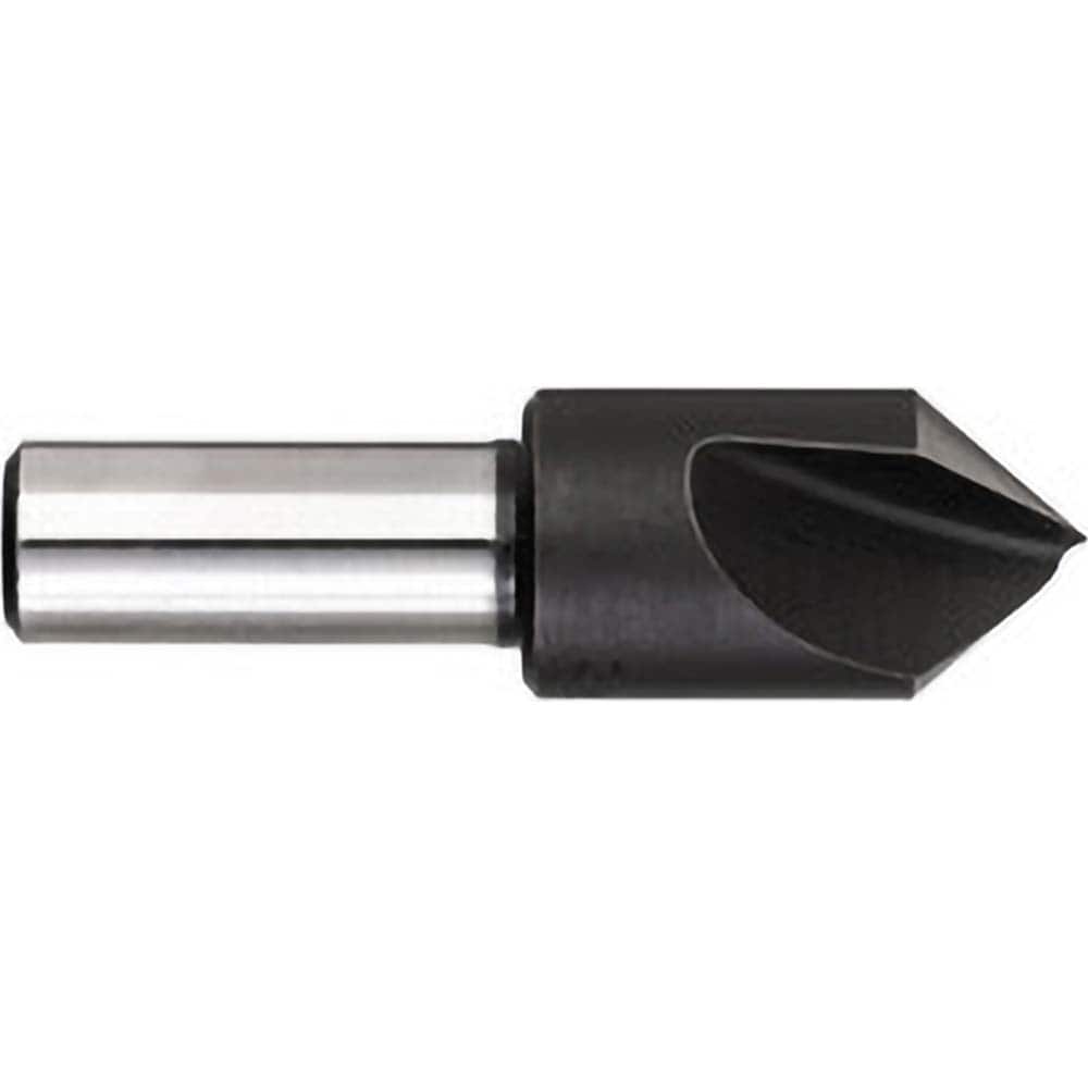 Titan USA - Countersinks; Head Diameter (Inch): 1/4 ; Head Diameter (Decimal Inch): 0.2500 ; Number of Flutes: 1 ; Included Angle: 90 ; Countersink Material: Solid Carbide ; Countersink Finish/Coating: Uncoated - Exact Tool & Supply