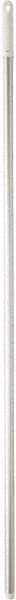 Vikan - 51 x 57/64" Aluminum Squeegee Handle - European Threaded Connection, White - Exact Tool & Supply