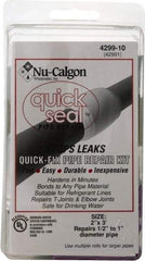 Nu-Calgon - 2" Wide x 3' Long General Purpose Pipe Repair Tape - -450 to 550°F, White - Exact Tool & Supply
