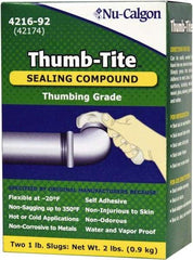 Nu-Calgon - 2 Lb Insulation Slug - White, Use with Sealing, Insulating & General Maintenance Applications - Exact Tool & Supply