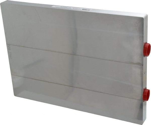 Lytron - 11" Long x 7.8" High, 9/16" 18UNF 3B Connection Aluminum Tube Cold Plate - 9/16 OD Tube, U Fluid Path Fluid Path, Ethylene Glycol & Water Mixture EGW Cooling, 3/4" Thick - Exact Tool & Supply