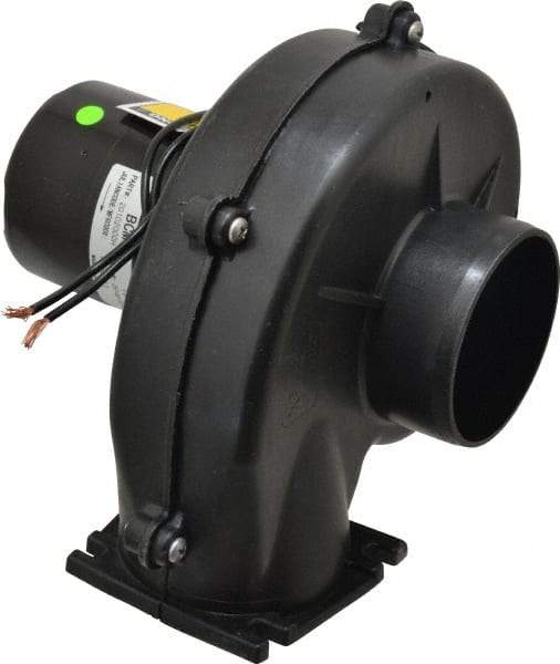 Jabsco - 3" Inlet, 3/4 hp, 150 CFM, Blower - 6.5 Amp Rating, 12 Volts - Exact Tool & Supply