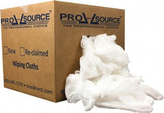 PRO-SOURCE - 110 Piece, Lint Free White Cheesecloth - 36 Inch Long x 30 Inch Wide Sheet, Washed, Box - Exact Tool & Supply