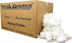 PRO-SOURCE - 275 Piece, Lint Free White Cheesecloth - 36 Inch Long x 30 Inch Wide Sheet, Washed, Box - Exact Tool & Supply