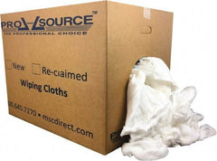 PRO-SOURCE - 500 Piece, Lint Free White Cheesecloth - 36 Inch Long x 30 Inch Wide Sheet, Washed, Box - Exact Tool & Supply