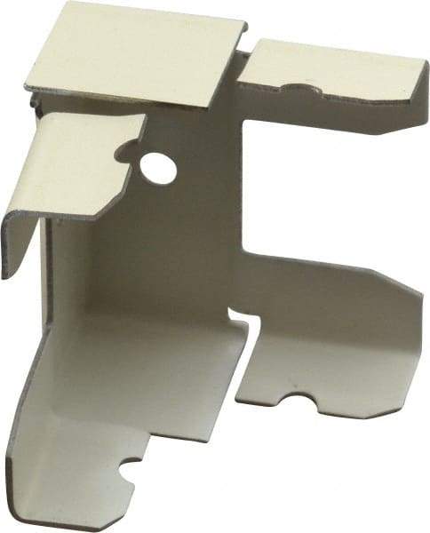 Wiremold - 1-3/4 Inch Long x 1-3/4 Inch Wide x 1-29/32 Inch High, Raceway Elbow End - 90°, Ivory, For Use with Wiremold 2400 Series Raceways - Exact Tool & Supply