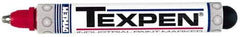 Dykem - Red Paint Marker - Medium Tip, Oil Based - Exact Tool & Supply