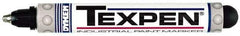 Dykem - Black Paint Marker - Medium Tip, Oil Based - Exact Tool & Supply