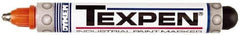 Dykem - Orange Paint Marker - Medium Tip, Oil Based - Exact Tool & Supply