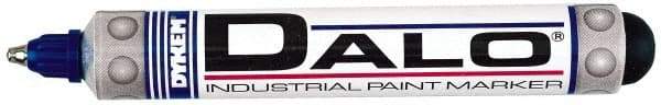 Dykem - Blue Paint Marker - Medium Tip, Oil Based - Exact Tool & Supply