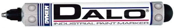 Dykem - Black Paint Marker - Medium Tip, Oil Based - Exact Tool & Supply