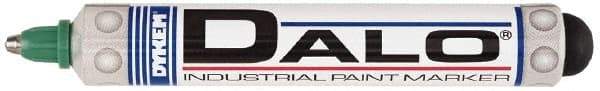 Dykem - Green Paint Marker - Medium Tip, Oil Based - Exact Tool & Supply