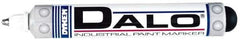Dykem - White Paint Marker - Medium Tip, Oil Based - Exact Tool & Supply