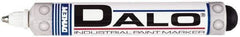 Dykem - White Paint Marker - Broad Tip, Oil Based - Exact Tool & Supply