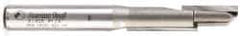 Amana Tool - 1/2" Diam, 1/2" Shank Diam, 2" Length of Cut, 2 Flute Straight Plunge Router Bit - 4-1/4" Overall Length, Carbide Tipped - Exact Tool & Supply